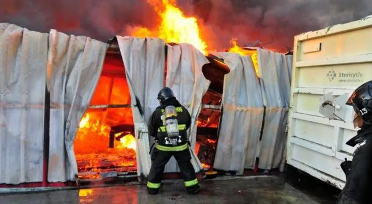 Fuego en mercado fronterizo deja cuantiosas pérdidas