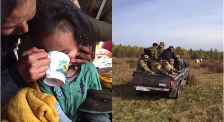 Un niño de 3 años sobrevive 72 horas solo en un bosque en Siberia