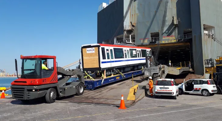  Llegarán este mismo mes los primeros trenes para la línea 2B del Metro  