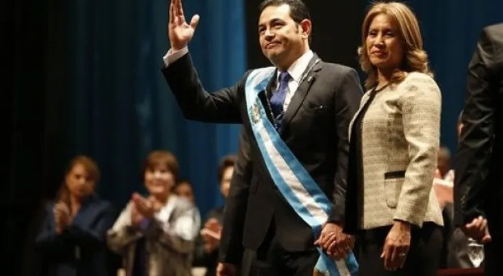Jimmy Morales es juramentado como presidente de Guatemala