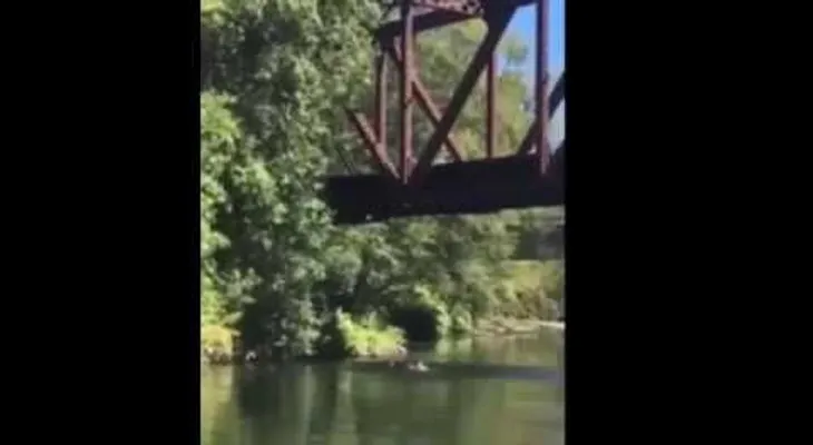 Tiran a niño de 4 años de un puente por diversión
