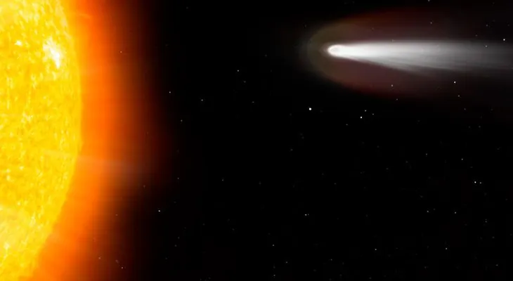 Logran filmar la impactante colisión de un cometa contra el sol (VIDEO)