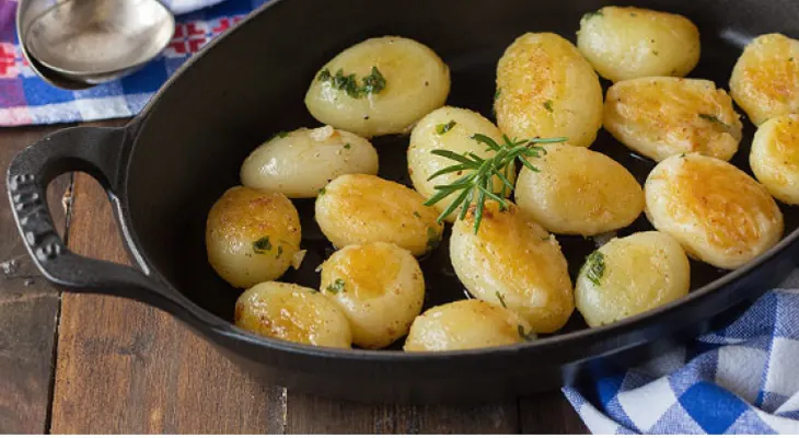 Receta de papas a la mantequilla