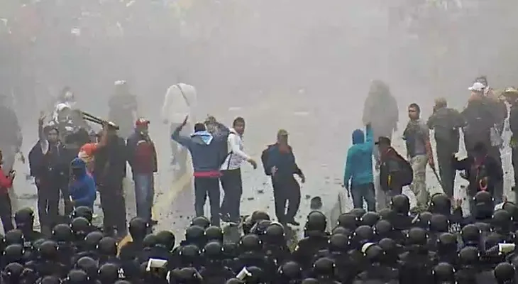 Un muerto y seis detenidos tras protestas de maestros en Chiapas