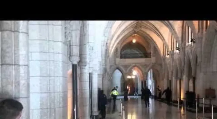 Video: tiroteo en el edificio del parlamento de Canadá, en Ottawa