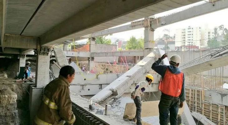 Al menos seis muertos por accidente de construcción en México