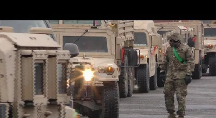 Un millar de soldados y equipo militar de EE.UU. llega a Polonia