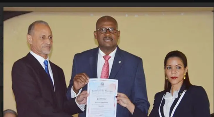 Alfredo Martinez recibe certificado: ¨Seré un alcalde de todos, iremos al ASDE a servir¨¨