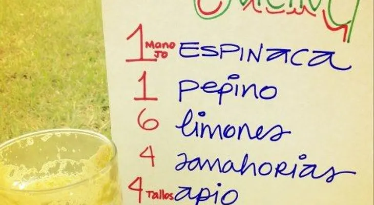 Jugo desintoxicante del hígado