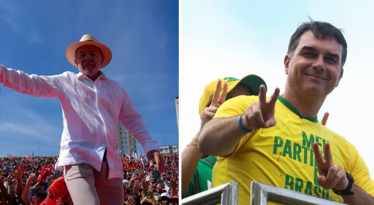 Lula y Flávio Bolsonaro cierran la propaganda electoral en Brasil con mensajes de cercanía al pueblo
