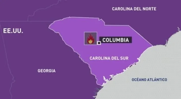 Incendio en laboratorio de Savannah River Site obliga a declarar emergencia nuclear en Carolina del Sur