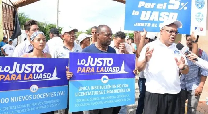 Profesores UASD anuncian nuevos paros a partir de este miércoles