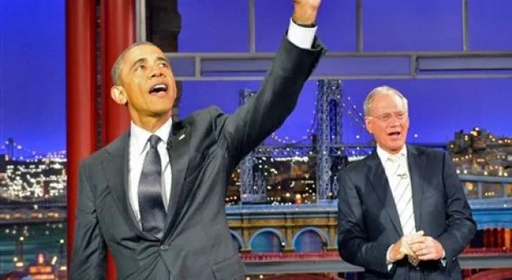 Obama bromea con Letterman sobre su jubilación 