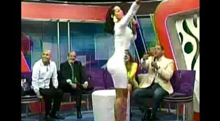 Iván Ruiz y los invitados del Show Del Medio Día, impactados al ver el cuerpo de Mabel Saltando 