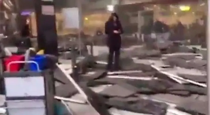 Taxista halla a niña cubierta en sangre llorando en el aeropuerto de Bruselas