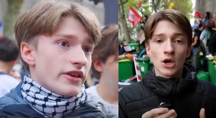 Elwan Benoît, el estudiante de 17 años que emergió como rostro de las protestas estudiantiles en Francia