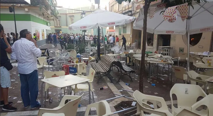 Una explosión deja decenas de heridos en una feria al sur de España