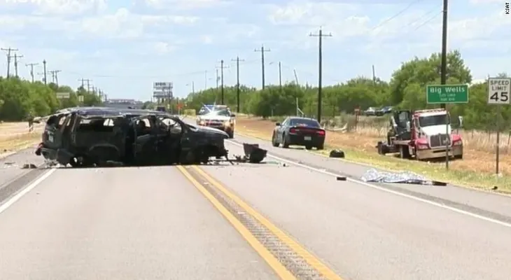 Al menos 5 muertos por un accidente tras persecución de la Patrulla Fronteriza en Texas 