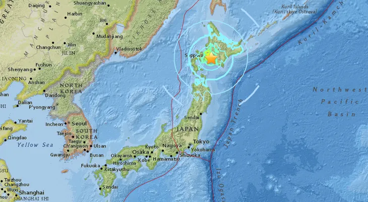 Sismo de magnitud 6,7 sacude Japón