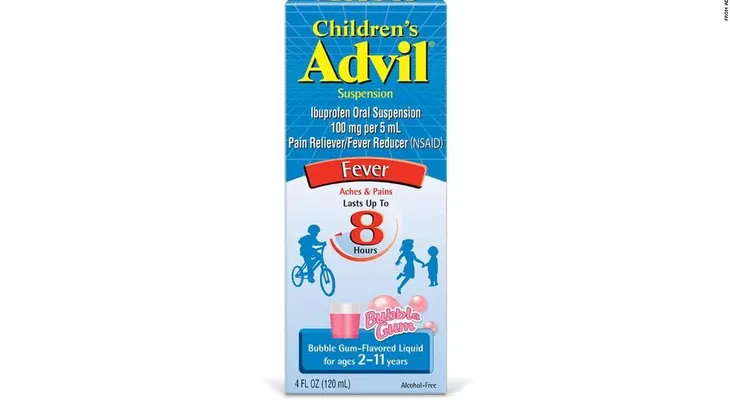 Retiran del mercado un lote de Advil para niños con sabor a chicle