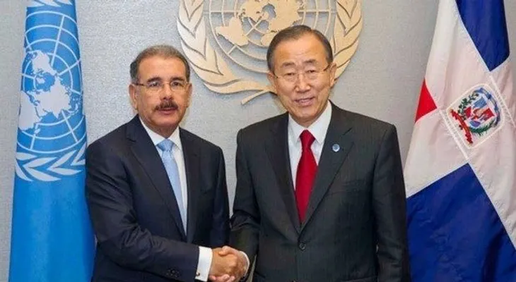 Ban Ki-Moon se reúne con Danilo Medina