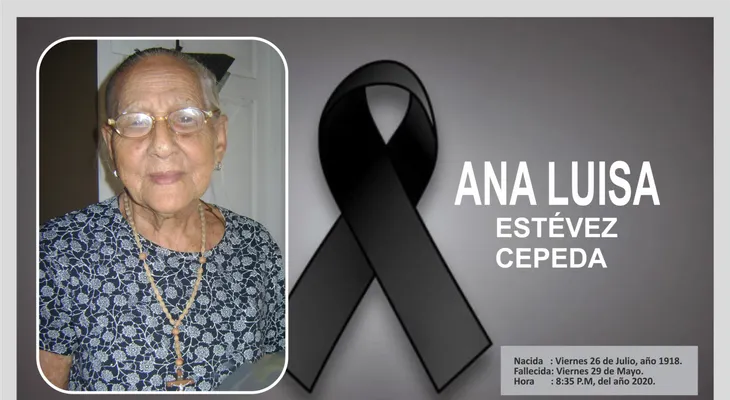 La villajuanense doña Ana Luisa Estévez Cepeda, predicó el evangelio y fue solidaria con personas necesitadas 