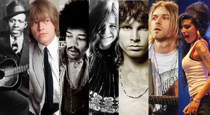 El "Club 27": La sociedad de los rockeros muertos
