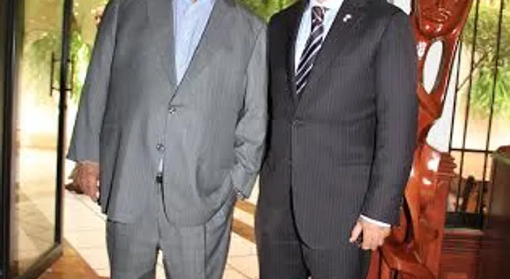 Hipólito Mejía recibe visita embajador de EEUU James (Wallly) Brewster