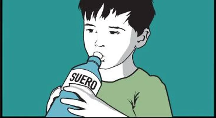 Suero oral casero para enfermedades