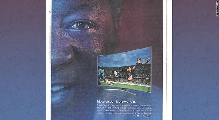 Pelé demanda a Samsung por 30 millones de dólares por usar a doble suyo en anuncio