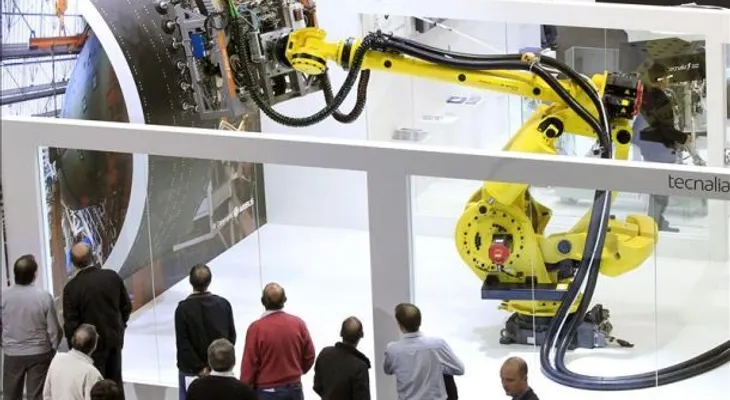 Un proyecto europeo desarrolla robots para la fabricación de aviones Airbus