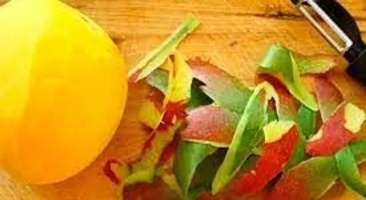 Cascaras de mango; nunca la tire al zafacón 