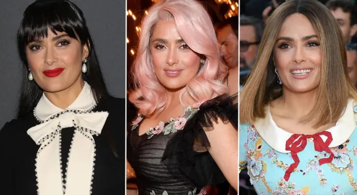 Salma Hayek luce tres colores de pelo en 24 horas en Cannes