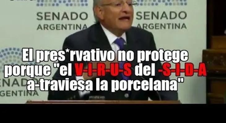 "El virus del sida atraviesa la porcelana": Un médico argentino hace polémicas declaraciones