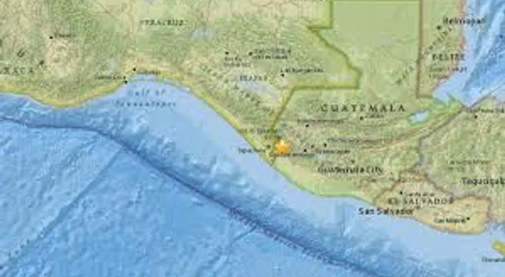 Se registra un sismo de magnitud 7,0 en Guatemala