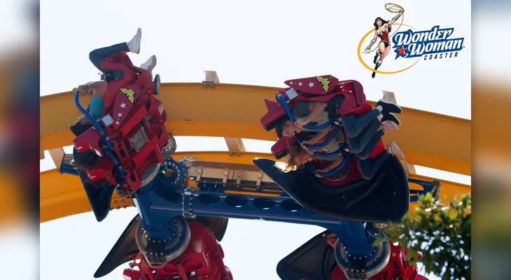 Llega a México la única montaña rusa 4D en Latinoamérica: la Wonder Woman Coaster