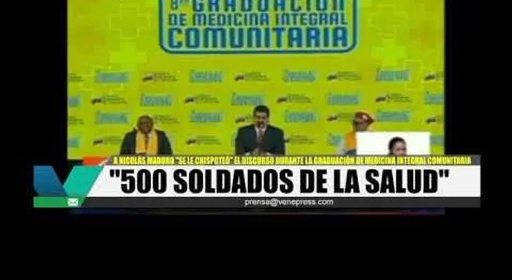 Nicolás Maduro y su "chispoteo": tuvimos que traer 500 soldados cubanos. Perdón, 500 médicos