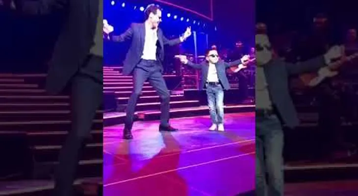 Este fue el niño se robó el show en concierto de Marc Anthony 