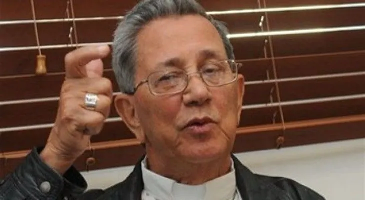 Internan al obispo Fabio Mamerto Rivas