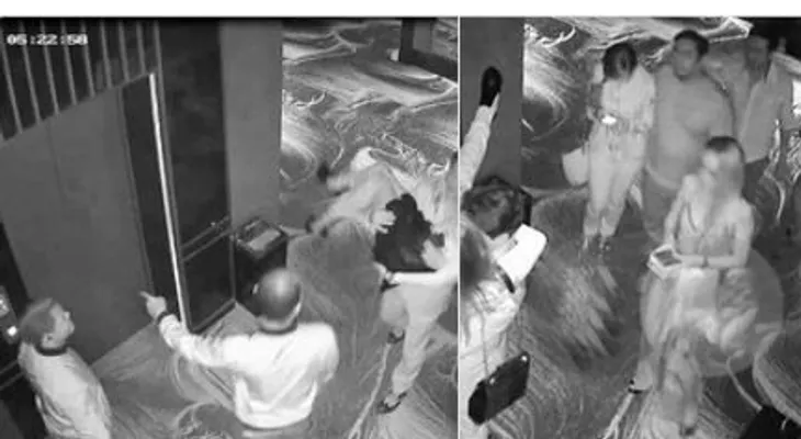 "Es perturbador": imágenes de la modelo que cayó desnuda de un balcón en Malasia