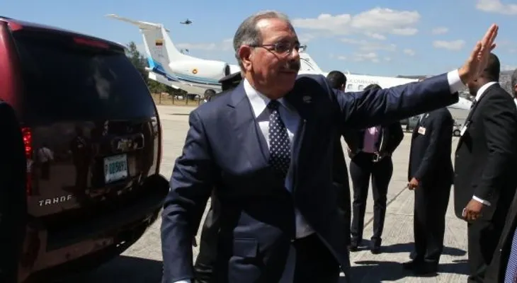 El presidente Danilo Medina partió para Panamá