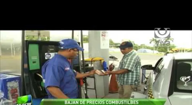 Rebajan muy poco precios de los combustibles 