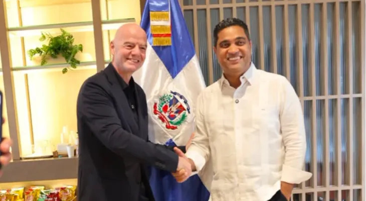 Ministro de Deportes recibe en Punta Cana a presidentes de FIFA y Concacaf