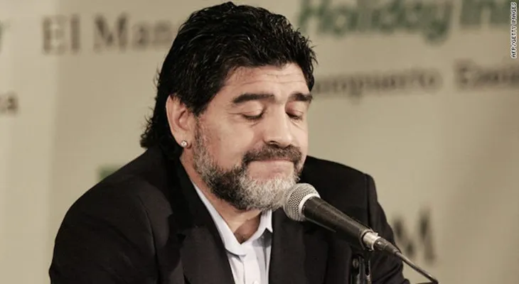 "Siento vergüenza, por primera vez, de ser argentino", dice Diego Maradona