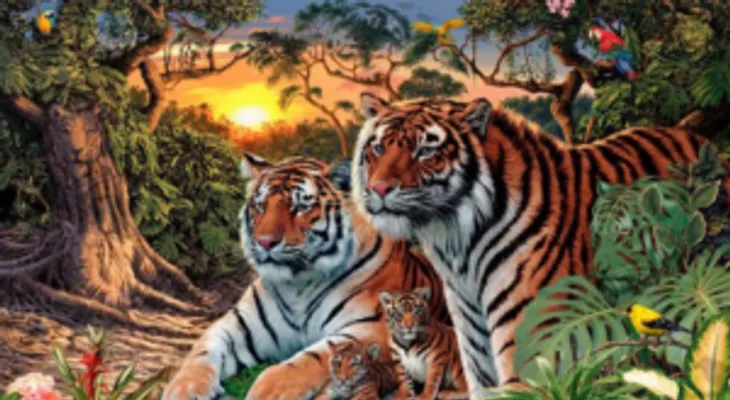 ¿Cuántos tigres logras ver en este reto visual?