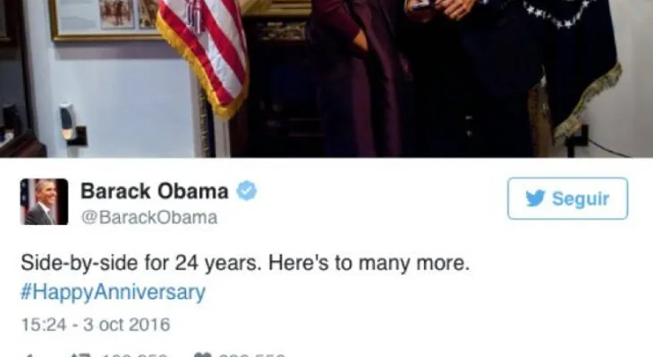 Obama: mira lo que hizo para celebrar sus 24 años de matrimonio con Michelle