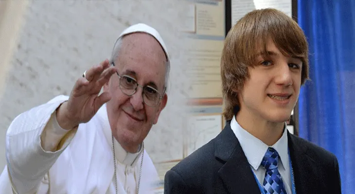 El Vaticano premia a un genio adolescente gay que inventó un sensor para detectar cáncer