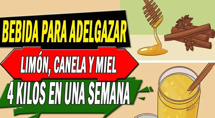 La bebida perfecta con limón, canela y miel para rebajar 4 kilos en una sola semana
