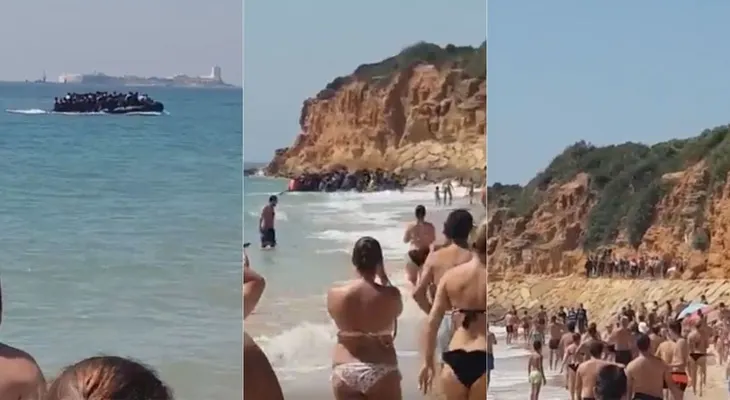 50 inmigrantes africanos desembarcan en un exclusivo balneario de España