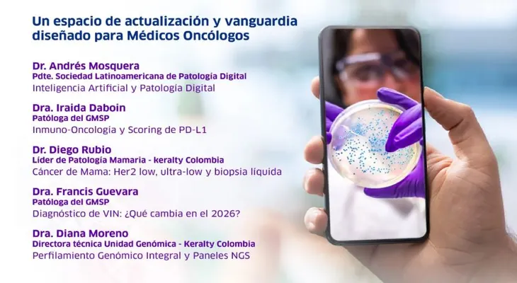 GMSP reunió a especialistas en el Simposio de Oncología Molecular y Patología Digital